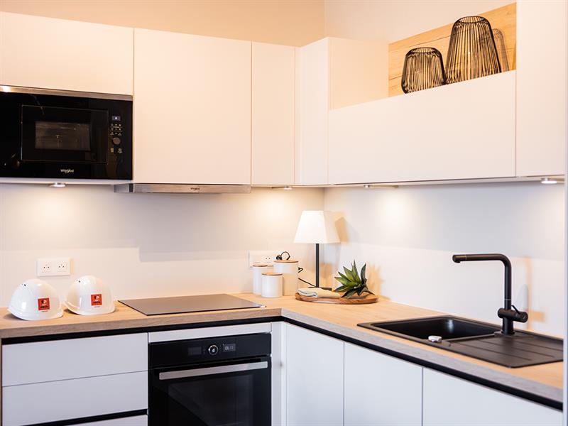 Liège Bavière - Appartement témoin - Cuisine